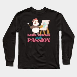 Easel, Canvas and Passion Long Sleeve T-Shirt